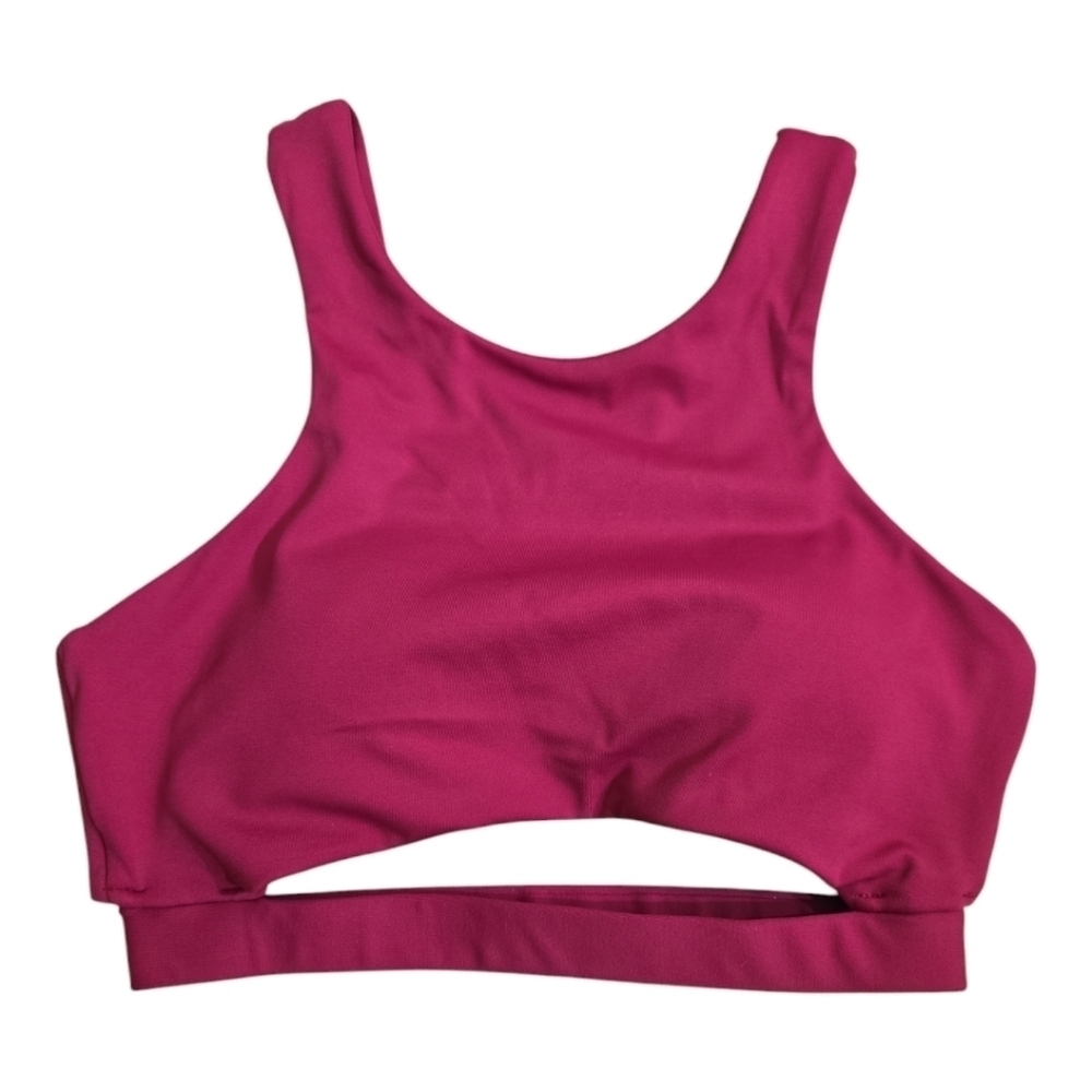 Cleo Harper Coco Bralet Jubilee XS US 4  Dark Pink Cutout Back - Picture 4 of 6